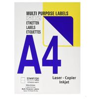 value multipurpose label 1996x1435mm 2 per sht 200labels