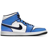 nike zapatillas de baloncesto air jordan 1 mid retro signal blue se para hombre