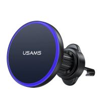 usams cd277 15w cargador inalambrico magnetico para coche soporte para telefono cargador inalambrico rapido soporte p