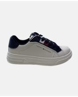 de tommy hilfiger sneaker white-blue tommy hilfiguer blanco