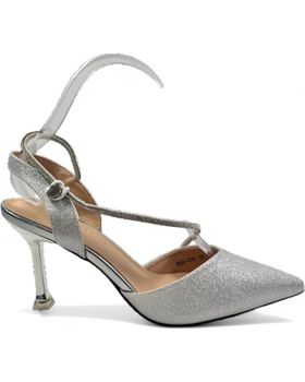 de TIMBOS SANDALIA TACON FIESTA DE MUJER PLATA 131174 PLATEADO