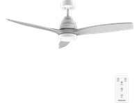ventilador de techo - cecotec energysilence aero 5200 white design expert 38 w motor dc 52 luz led mando temporizador 8 h gris