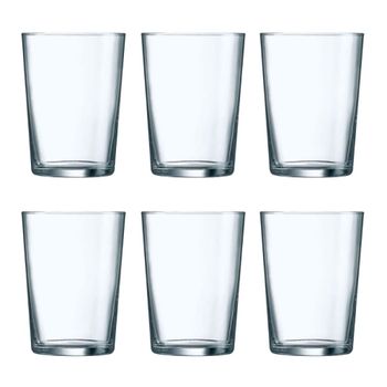 Juego de 6 vasos altos vidrio 50 cl