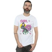 marvel camiseta girl power para hombre