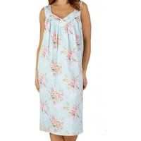 english rose pure cotton broad straps nightdress