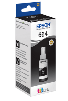 CARTUCHO EPSON BLACK T6641 ECOTANK BOTTLE 70ML C13T664140