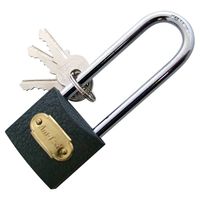 long shackle 38mm iron padlock