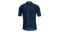 maillot gore wear c3 manga corta azul