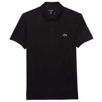 polo lacoste regular fit algodon negro