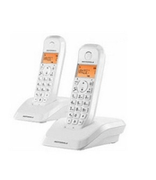motorola s1202 telefono dect duo blanco