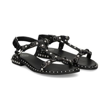 Ash Sandalias Planas Mujer - Negro Talla 38