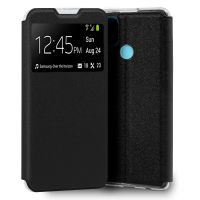 cool funda flip cover liso negro para realme c21