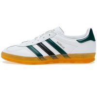 adidas zapatillas gazelle indoor white collegiate green para mujer