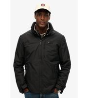 superdry para hombre m5012163a chaqueta non hood logo windbreaker negro xxl casual poliester