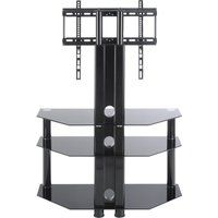ttap classik tvs1008 800 mm tv stand with bracket - black black