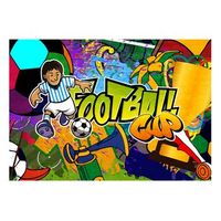 papel pintado 3d - football cup 250x175 cm