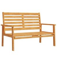 banco sofa de jardin  banco de exterior  silla de jardin madera maciza de acacia 120 cm