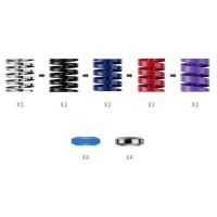 kit de rendimiento de pedales moza racing rs069 crp2 10 muelles 22 piezas multicolor