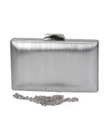 bolso de mano elegante miss 2311d-5 plateado uni