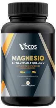 Vecos Nucoceutical Magnesio Liposomado y Quelado 100 VegCaps