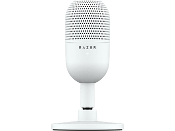 Micrófono - Razer Seiren V3 Mini, Cable USB tipo A a C, Condensador supercardioide, Blanco
