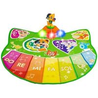 alfombra de juegos interactiva multicolor de 44 gatos con luz y sonido