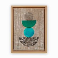 pintura decorativa lienzo lnj219906277903-3646 multicolor 36x46 cm