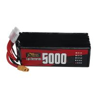 bateria lipo zop power 6s 222v 5000mah 100c 111wh con enchufe xt60 para dron rc
