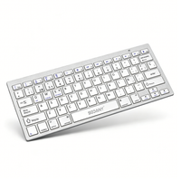 teclado bluetooth 50 sodany espanol n ultrafino silencioso y portatil para pc mac ios android y smart tv