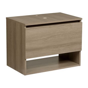 Mueble Para Lavabo De Pared Marrón Claro Natal