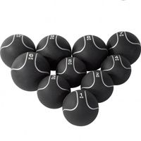 balon medicinal de goma en negro 1 - 10 kg