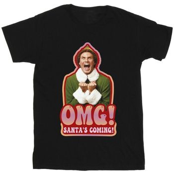 Elf Camiseta Santa Is Coming para niño