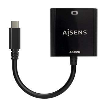 Aisens A109-0684 Conversor USB-C A HDMI 4K@30Hz 15cm Negro