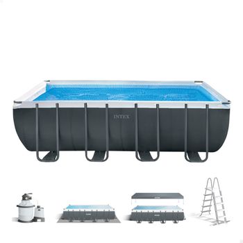 Piscina desmontable rectangular Ultra XTR Frame INTEX 549x274x132 + depuradora