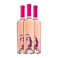 conde de san cristobal vino rosado flamingo ribera joven 75 cl 135 vol pack de 3 unidades
