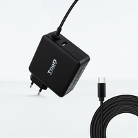 cargador tooq 65w usb-c 18m para portatil