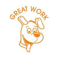 colop motivational stamp great work