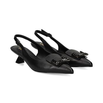 Lodi Zapatos De Tacón Medio Mujer - Negro Talla 37