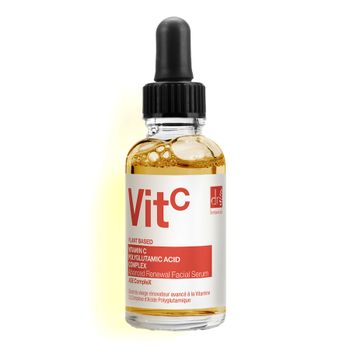 Dr Botanicals - Iluminador con 3% de Vitamina C y 1% de Complejo de Ácido Poliglutámico Sérums con Vitamina C 30 ml unisex