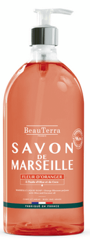 Beauterra Jabón de Marsella Flor de Naranjo 1 Litro