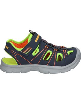 Sandalias Cerradas Para Niño Skechers Relix Valder Kids 406520l-nvlm Azul Marino 31