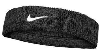 Cinta de pelo nike swoosh classic sponge negra