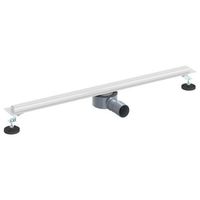 desague de ducha 360 con modelo delgado plateado 80 cm vidaxl