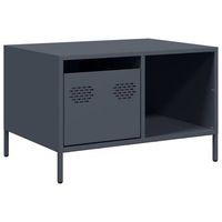 mesa de centromesa auxiliarmesita de centro acero laminado en frio antracita 685x50x435 cm