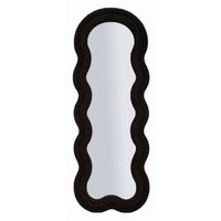 espejo de pared con marco de osito negro cm 60x4x160