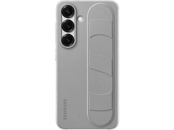 Funda móvil - Samsung Standing Grip con soporte, Para Galaxy S25, Gris