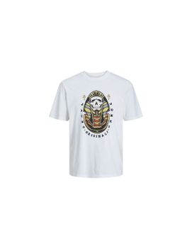 Camiseta Jack & Jones Jorheavens Crew Neck Infantil Blanco