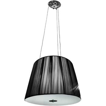 Colgante adriana 2xe27 al.reg.xd.40cm negro