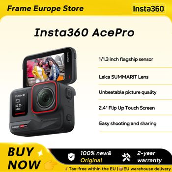 Cámara de Acción Sumergible Insta360 Ace Pro Diseñada con Sensor Leica de 1/1.3