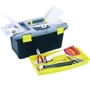 Caja De Herramientas De Plástico   Msv 48 Cm Multicolor